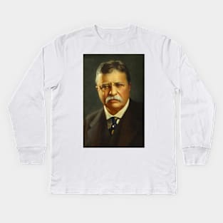 THEODORE ROOSEVELT Kids Long Sleeve T-Shirt